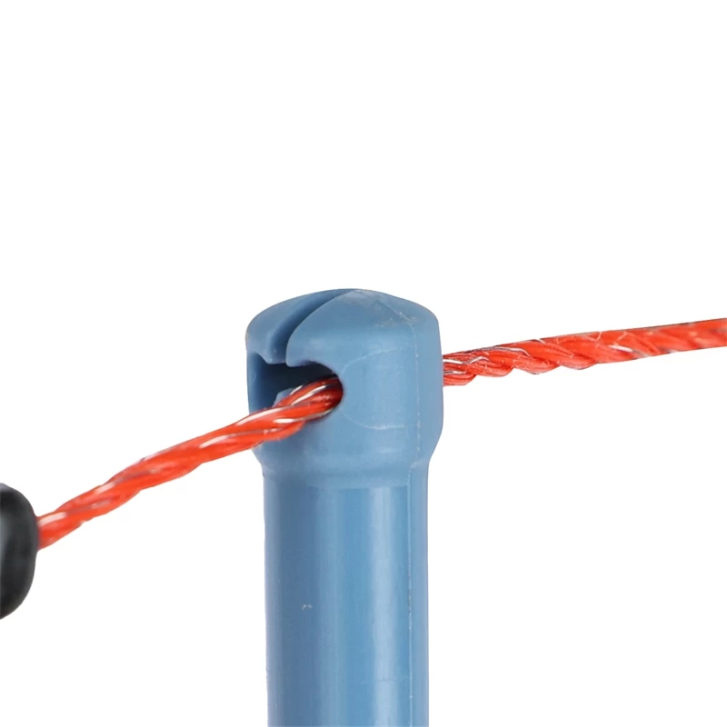 AKO OviNet Premium 50m Schafnetz, Schafzaun, 108cm, 14 Verstärkte Pfähle, 2 Spitzen, Orange – Bild 4