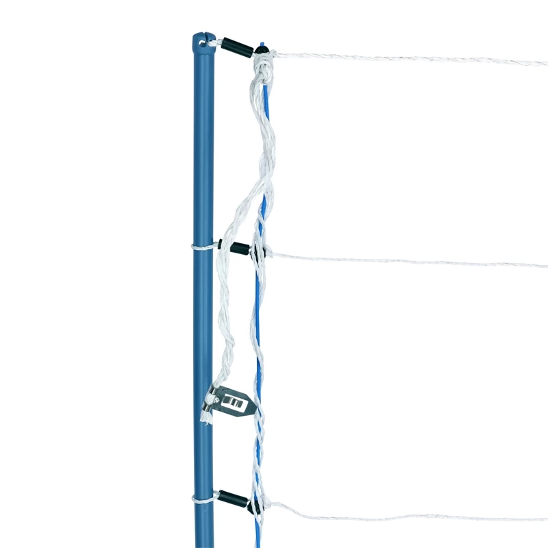 AKO TitanNet Premium Plus 50m Schafnetz 108cm, 14 Verst. Pfähle, 2 Spitz, Starre Streben, Blau-weiß – Bild 6