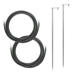 VOSS.farming Erdanschluss-Set Für Weidezaungeräte (230V + 12V Mobil) Bis 3,1 Joule