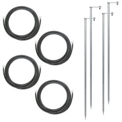 VOSS.farming Erdanschluss-Set Für Weidezaungeräte (230V + 12V Mobil) Ab 3,2 Joule