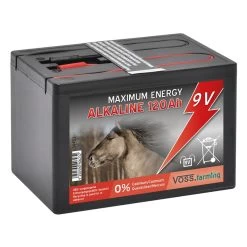 VOSS.farming "ALKALINE 120Ah" - 9V Weidezaunbatterie, Klein
