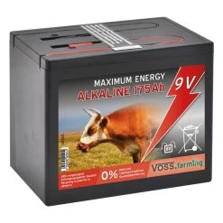 VOSS.farming "ALKALINE 175Ah" - 9V Weidezaunbatterie, Groß