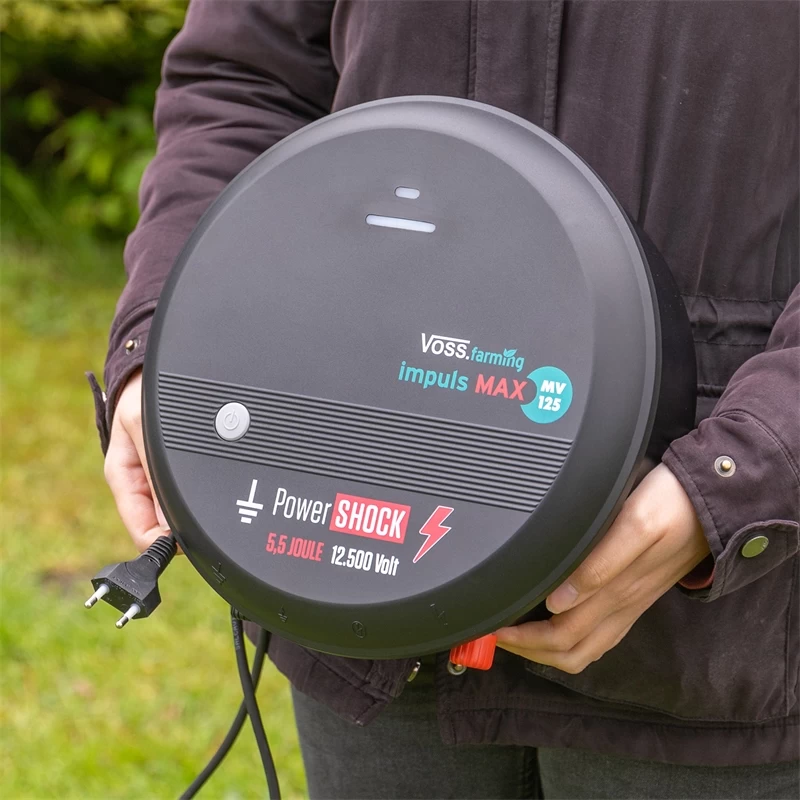 VOSS.farming „impuls MAX MV125“ - 230V Weidezaungerät, Spannungsbereich Bis 12,5 KV, Wolfsabwehr – Bild 8