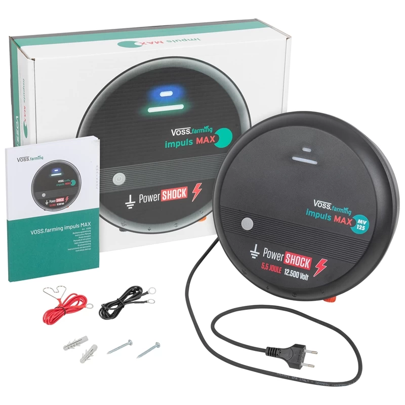 VOSS.farming „impuls MAX MV125“ - 230V Weidezaungerät, Spannungsbereich Bis 12,5 KV, Wolfsabwehr – Bild 3