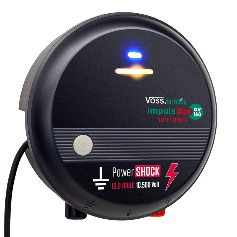 VOSS.farming Top Set: 55W Solarsystem + Extrem Starkes 12V Weidezaungerät DV160 + Tragebox – Bild 2