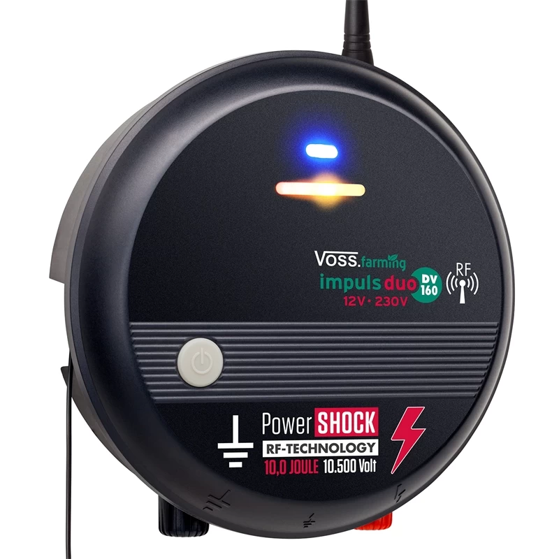 VOSS.farming "impuls Duo DV160 RF" Weidezaungerät Mit Fernbedienung, Extrem Starkes 12V-230V Gerät – Bild 4