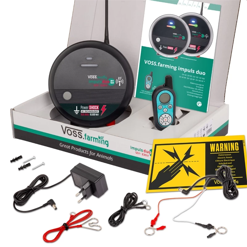 VOSS.farming "impuls Duo DV160 RF" Weidezaungerät Mit Fernbedienung, Extrem Starkes 12V-230V Gerät – Bild 11