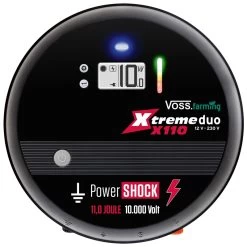 VOSS.farming "Xtreme X110" - Profi-Weidezaungerät 12V-230V, Ultra Stark, 11 Joule