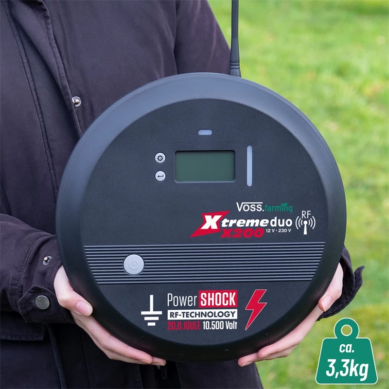 VOSS.farming Set: Profi-Weidezaungerät+Smartphone Fernsteuereinheit - Xtreme Duo X200 RF+FM 20 WiFi – Bild 8