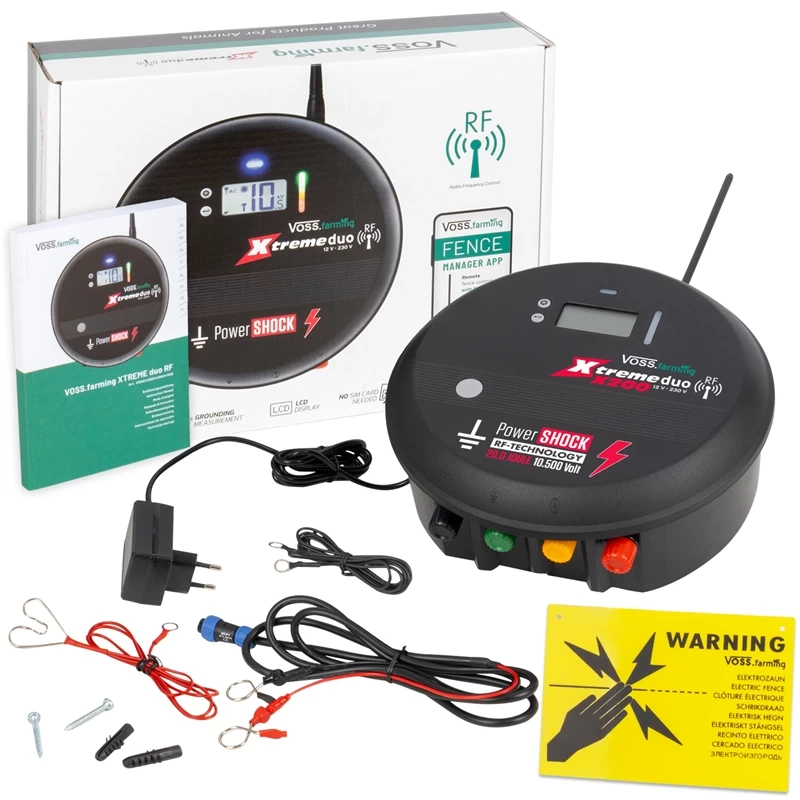 VOSS.farming Set: Profi-Weidezaungerät+Smartphone Fernsteuereinheit - Xtreme Duo X200 RF+FM 20 WiFi – Bild 10