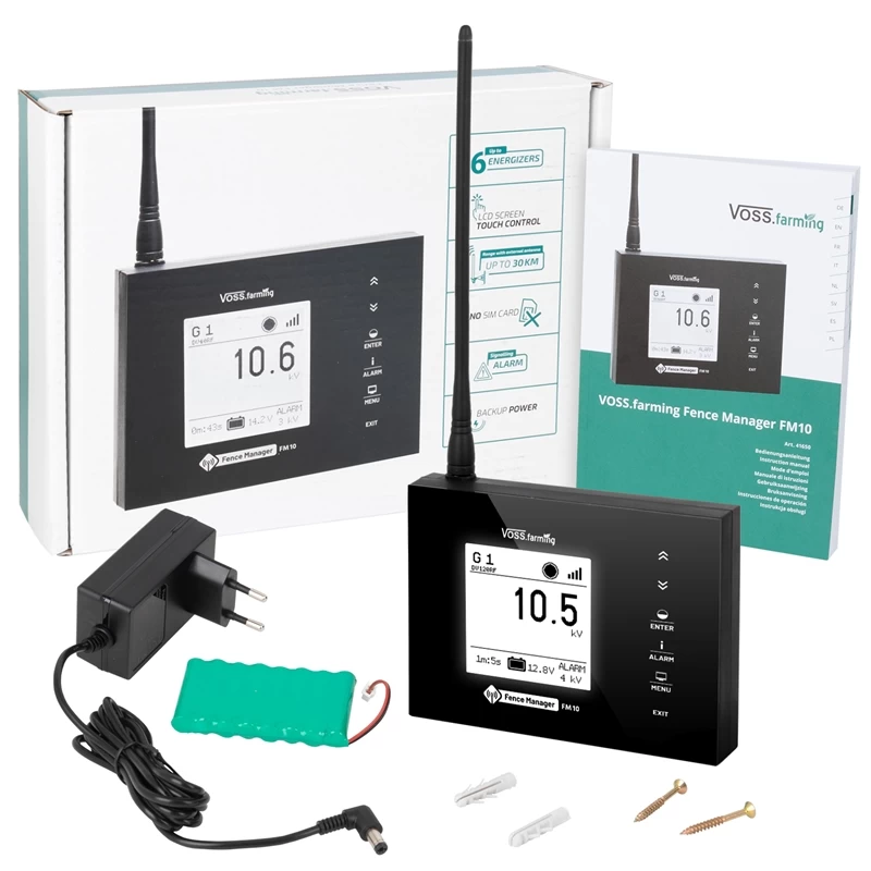 VOSS.farming Fence Manager FM 10, Weidezaun Überwachung-Monitor Und Steuerung Mit Funk – Bild 4