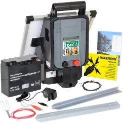 VOSS.farming Solar Weidezaungerät "Apollo 1500" - Komplettset