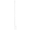20x VOSS.farming Weidezaunpfahl 103cm, 2 Spitzen - Extra Stabiler Stand