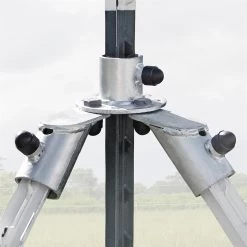 Ecklösungs-Set T-Post "SAFE", 4x Diagonalhülse + 1x Tophülse