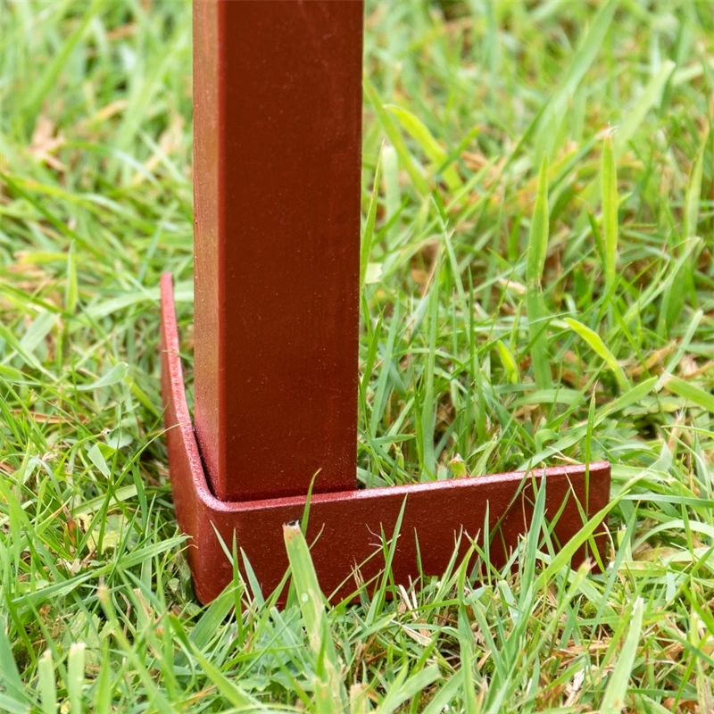 20x VOSS.farming Winkelstahlpfahl 165cm, 3mm, 5x Bohrungen, Mit Doppeltritt – Bild 10