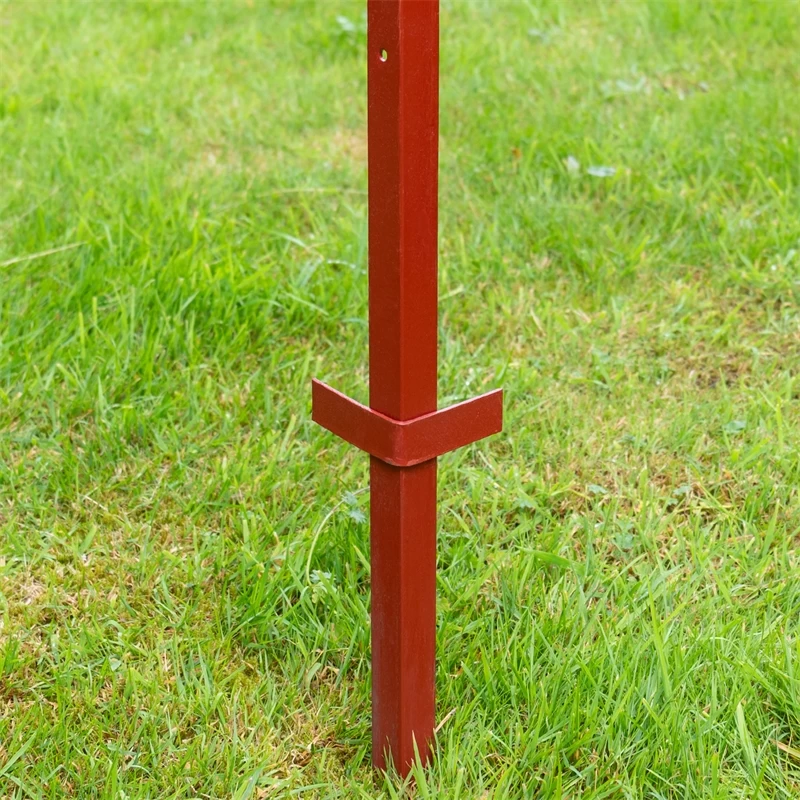 20x VOSS.farming Winkelstahlpfahl 165cm, 3mm, 5x Bohrungen, Mit Doppeltritt – Bild 7