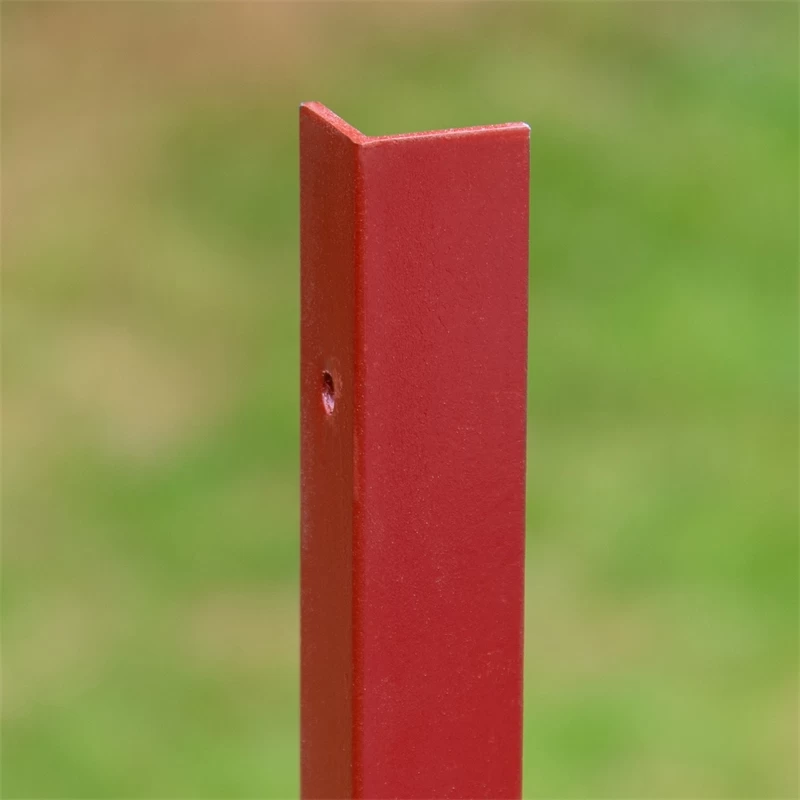 20x VOSS.farming Winkelstahlpfahl 165cm, 3mm, 5x Bohrungen, Mit Doppeltritt – Bild 6