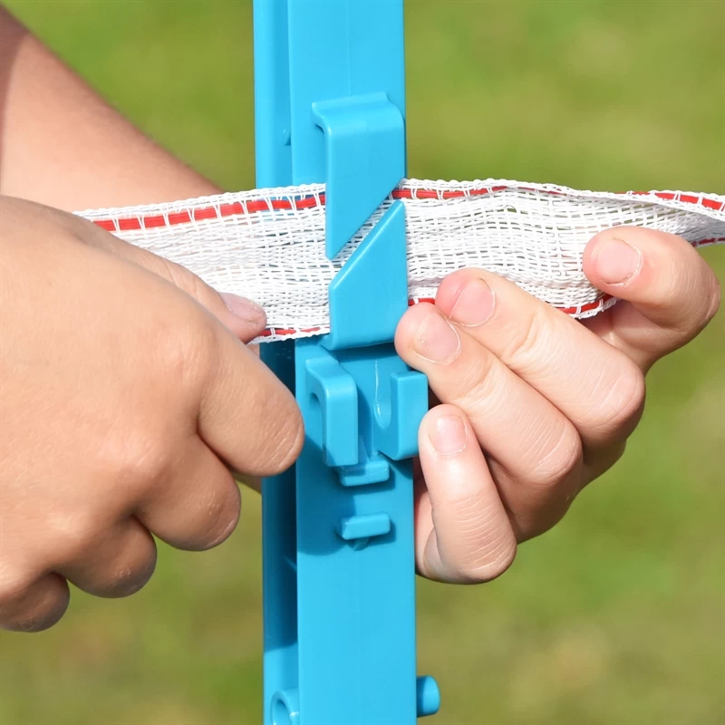 20x VOSS.farming "style" Weidezaunpfähle, 156 Cm, Doppeltritt, Petrol – Bild 10