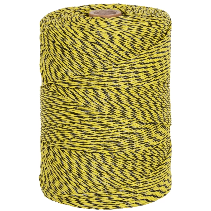 VOSS.farming Weidezaunlitze 1000 M, 1x 0,25 Kupfer + 2x 0,25 Niro, Schwarz-gelb – Bild 2