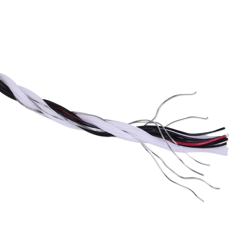 VOSS.farming Weidezaunlitze 1000 M, 3x 0,25 Kupfer + 3x 0,20 Niro, Weiß-schwarz – Bild 3