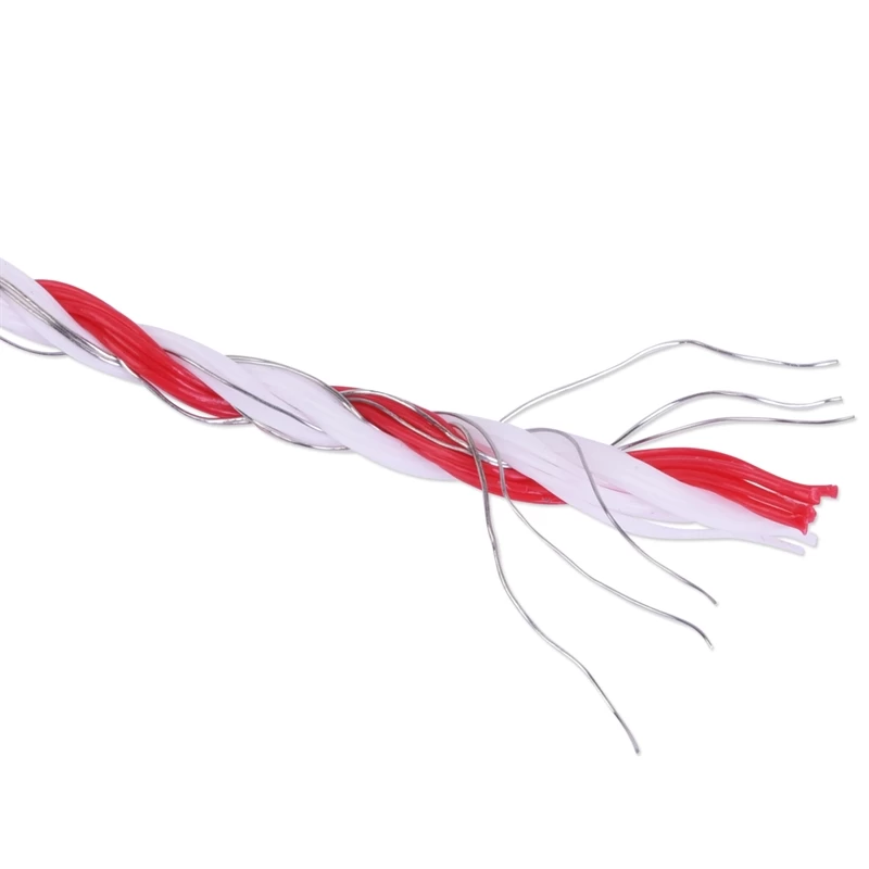 3x VOSS.farming Weidezaunlitze 400m, 3x 0,25 Kupfer + 3x 0,20 Niro, Inkl. 5x Verbinder & Warnschild – Bild 5