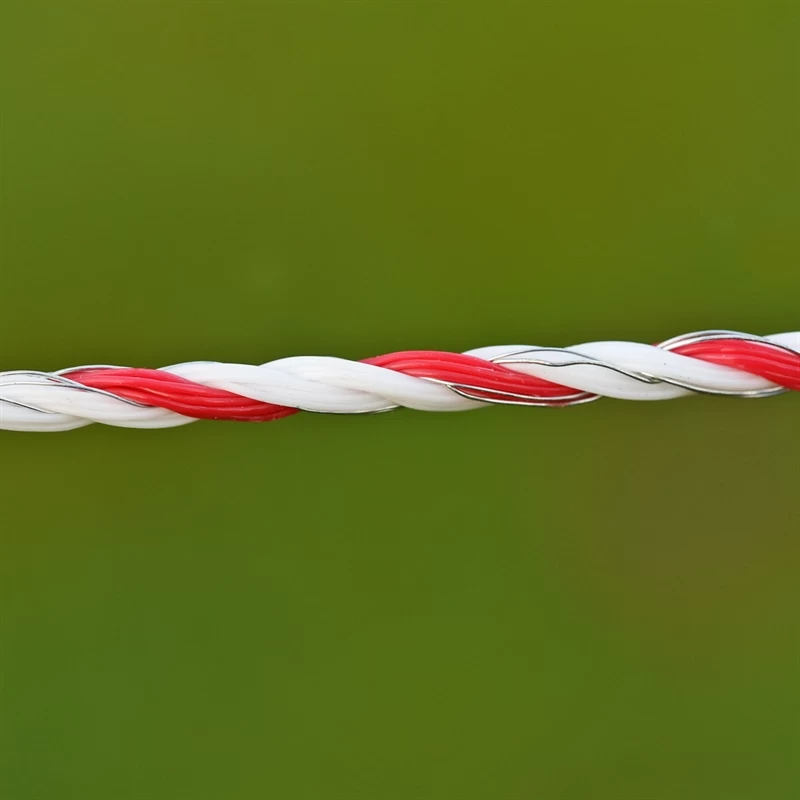 3x VOSS.farming Weidezaunlitze 400m, 3x 0,25 Kupfer + 3x 0,20 Niro, Inkl. 5x Verbinder & Warnschild – Bild 7