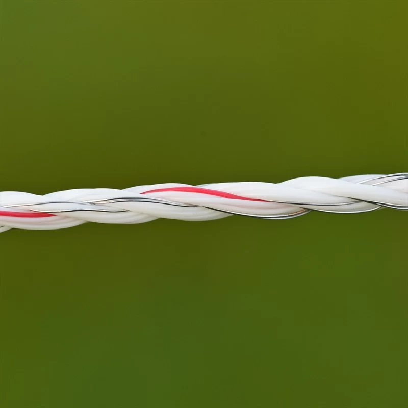 5x VOSS.farming Weidezaunlitze 400m, 3x 0,25 Kupfer + 3x 0,20 Niro, Inkl. 10x Verbinder & Warnschild – Bild 7