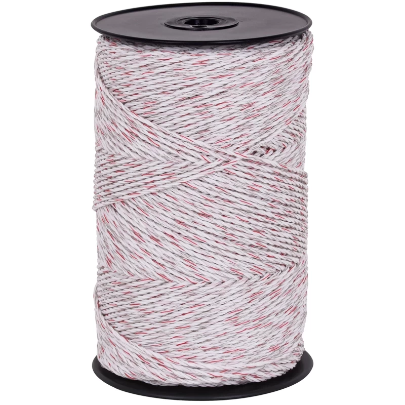 5x VOSS.farming Weidezaunlitze 400m, 3x 0,25 Kupfer + 3x 0,20 Niro, Inkl. 10x Verbinder & Warnschild – Bild 4