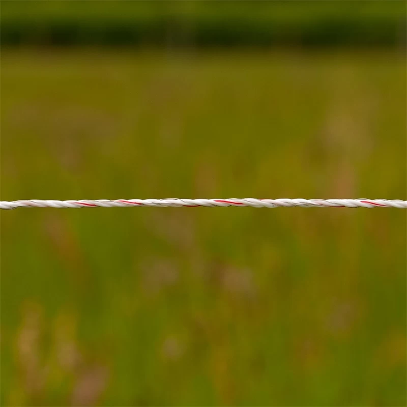 5x VOSS.farming Weidezaunlitze 400m, 3x 0,25 Kupfer + 3x 0,20 Niro, Inkl. 10x Verbinder & Warnschild – Bild 18