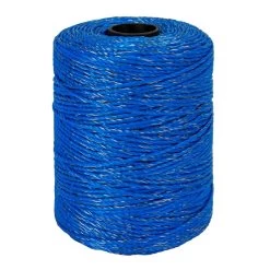 Spezial Wildabwehr Weidezaunlitze 400m, 1x0,25 Kupfer + 8x0,2 Niro, Blau