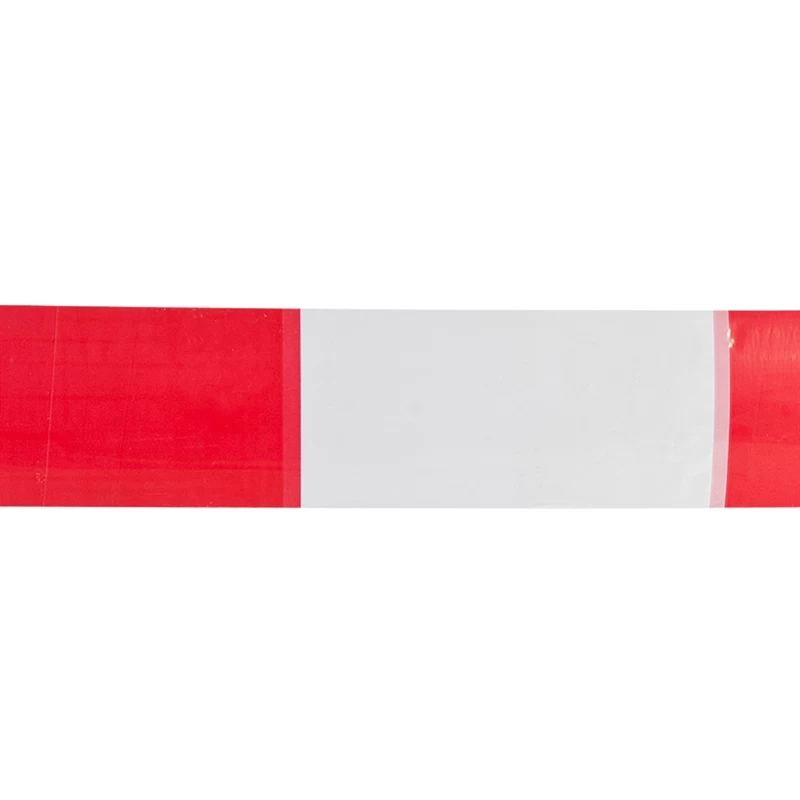 500m Absperrband, Signalband, Flatterband Rot/ Weiss – Bild 3