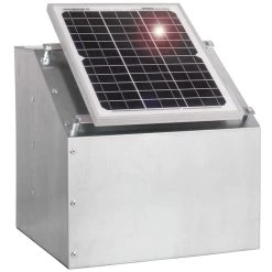 VOSS.farming 12W Solarsystem FĂŒr Den Weidezaun + Box + Zubehör