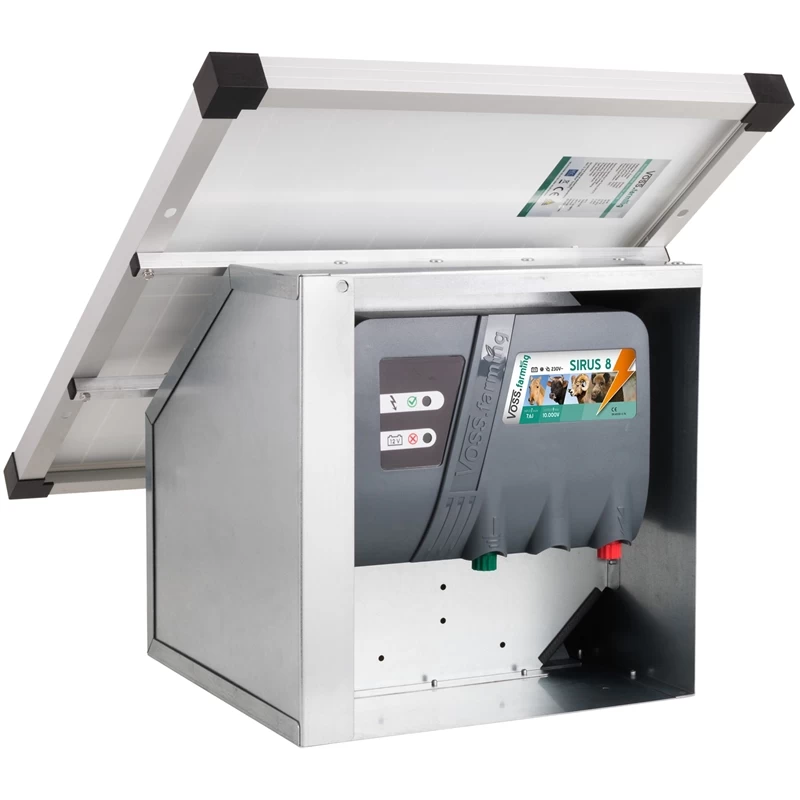 VOSS.farming Set: 55W Solarsystem + 12V Weidezaungerät SIRUS 8 + Tragebox – Bild 2