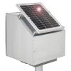VOSS.farming 12W Solar Anti-Diebstahlkasten, Weidezaun, Inkl. Aufstellpfahl