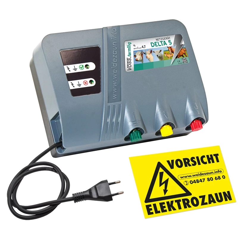 VOSS.farming "DELTA 5" - 230V Weidezaungerät + Erdanschluss-Set – Bild 4
