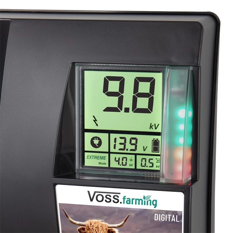 VOSS.farming "XVi 20.000 DIGITAL" - Ultra Starkes Duo-Weidezaungerät 12V-230V – Bild 5