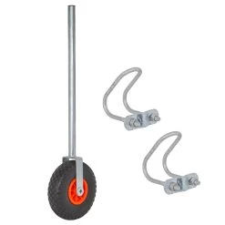 VOSS.farming Premium Stützrad (PU) Für Weidetor Inkl. Bügelschraube