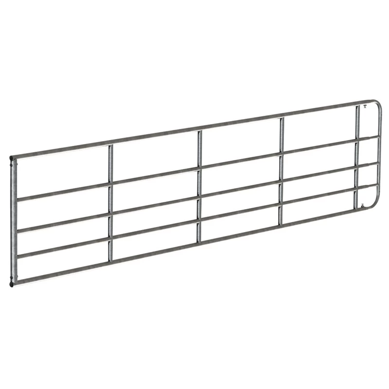 VOSS.farming Weidetor Weidezauntor, Verzinkt, Verstellbar 205 - 300 Cm, 90 Cm Hoch