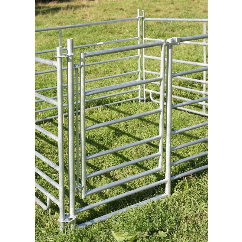 Steckfix-Horde, Schafpanel Mit Tor, 2,75 M X 0,92 M, Verzinkt – Bild 2