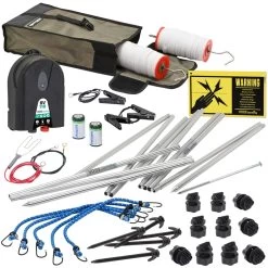 VOSS.farming Wanderreiter-Set In Kompakter Tasche Mit Weidezaungerät