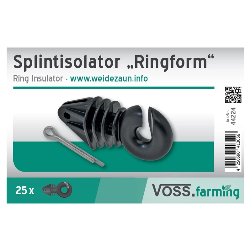 VOSS.farming Set: 20x Winkelstahlpfähle 115cm + 100x Ringisolatoren Mit Splint – Bild 4