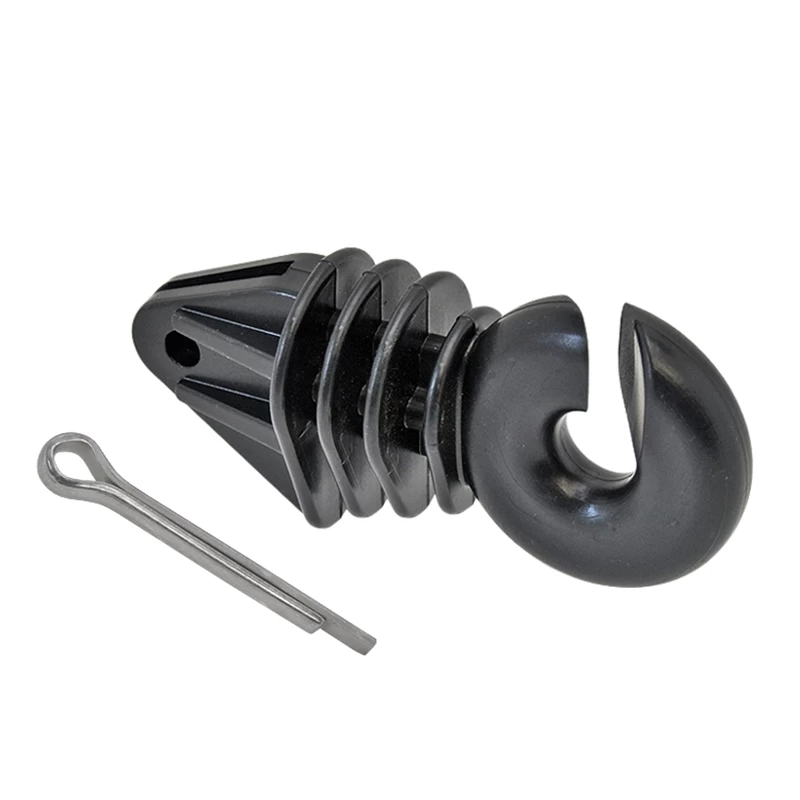 VOSS.farming Set: 20x Winkelstahlpfähle 115cm + 100x Ringisolatoren Mit Splint – Bild 3