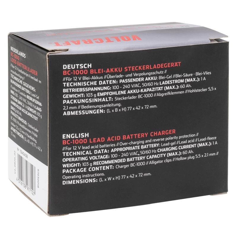 VOLTCRAFT Bleiakku-Ladegerät BC-1000 – Bild 9