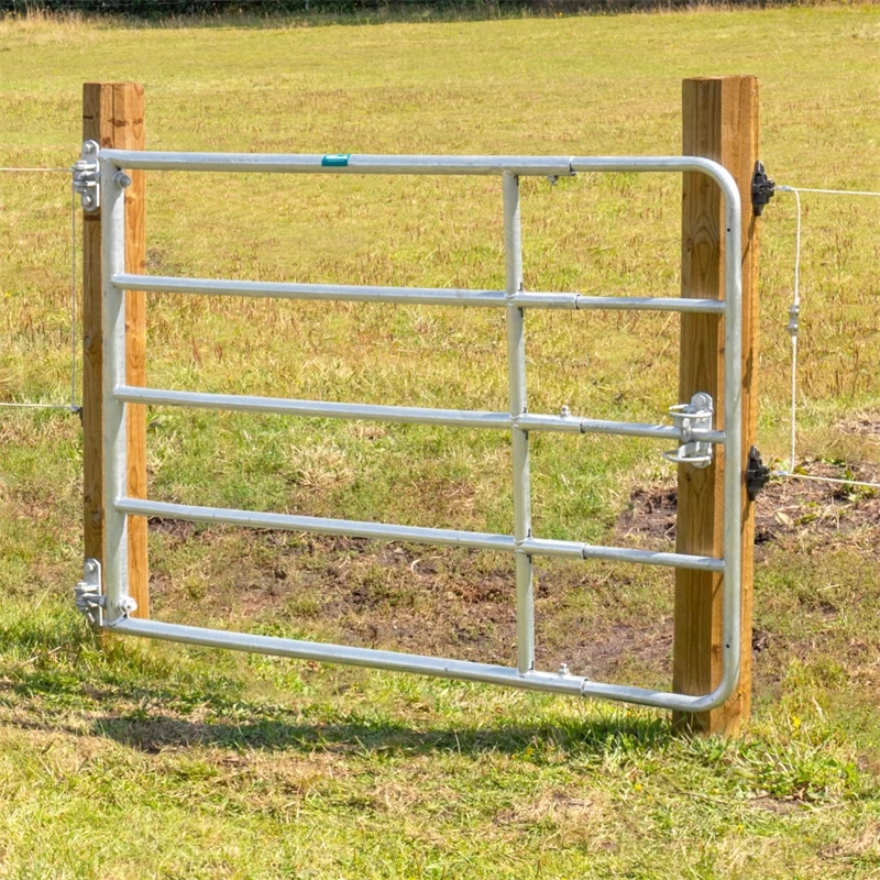 VOSS.farming Weidetor Weidezauntor Verzinkt, Verstellbar 105 - 170 Cm, 110 Cm Hoch – Bild 7