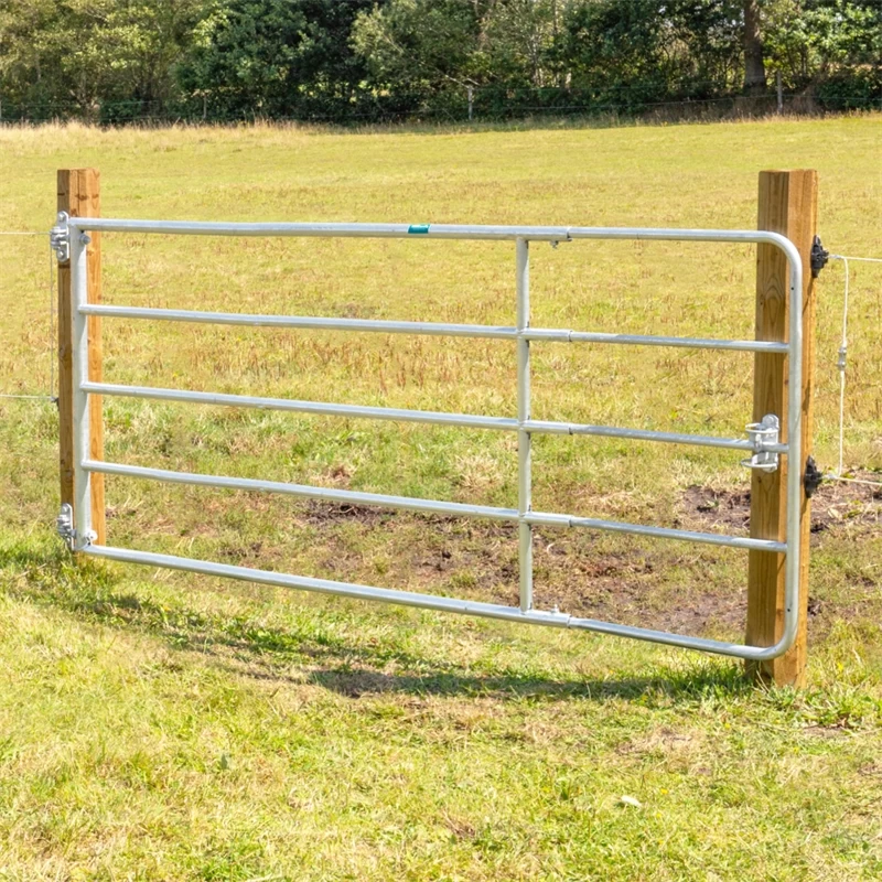 VOSS.farming Weidetor Weidezauntor, Verzinkt, Verstellbar 205 - 300 Cm, 110 Cm Hoch – Bild 7