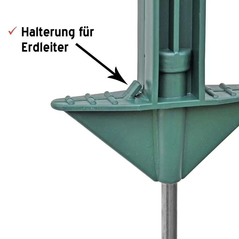 20x Kunststoffpfähle, 74cm, Grün – Bild 5