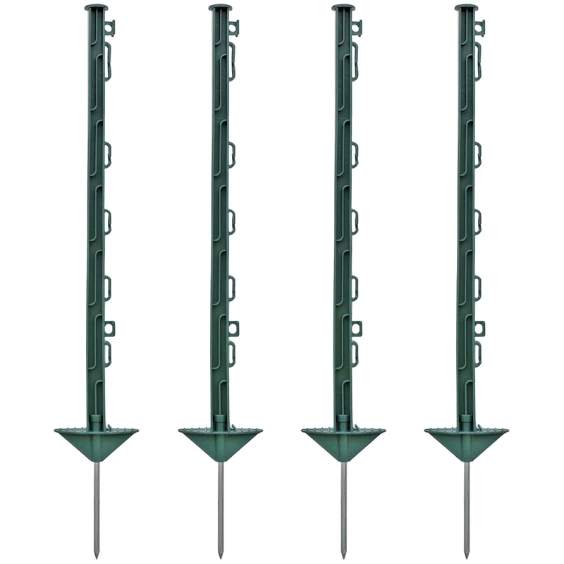 120x Weidezaunpfahl 74 Cm, Kleintierpfahl, Großpaket, Grün