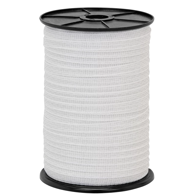 4x VOSS.farming Weidezaunband 250m, 10mm, 4x0,16 Niro, Weiß + 5 Verbinder! – Bild 4