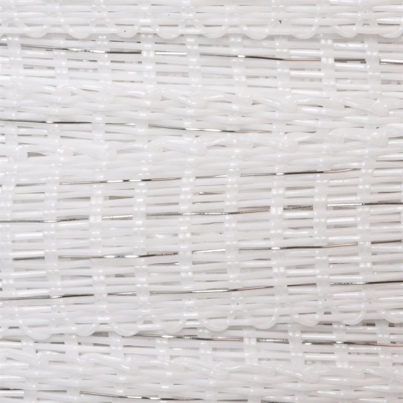 4x VOSS.farming Weidezaunband 250m, 10mm, 4x0,16 Niro, Weiß + 5 Verbinder! – Bild 5