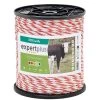 VOSS.farming Weidezaunseil 200m 6mm, 1x0,3 Kupfer + 5x0,2 Niro, Weiß-rot 4****